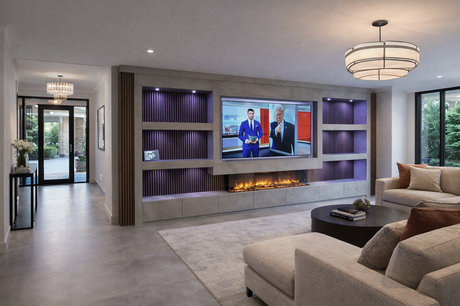 The Antonine Media Wall media wall installation example 2 — Scotland