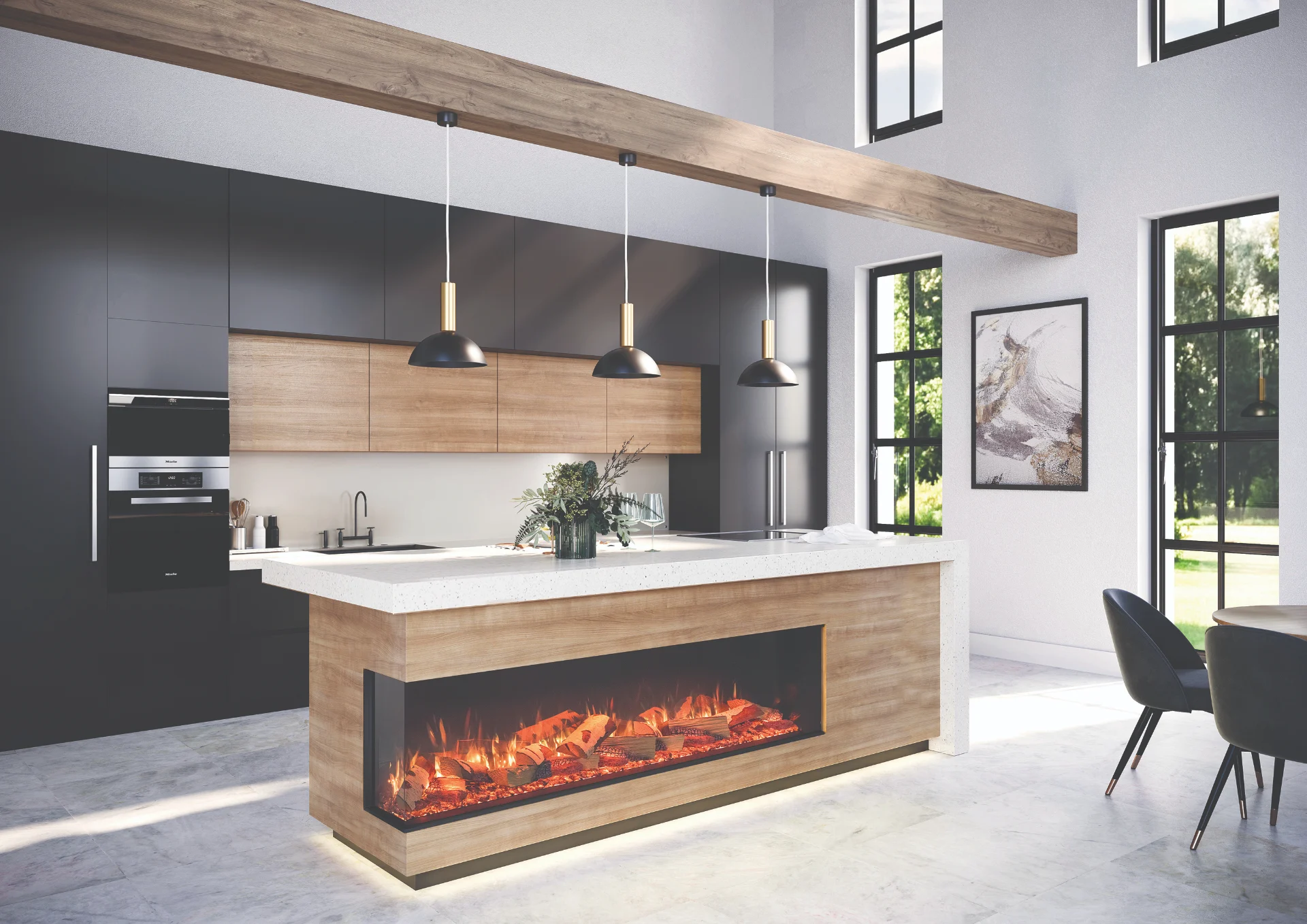 Avanti 190RW electric fireplace thumbnail 7