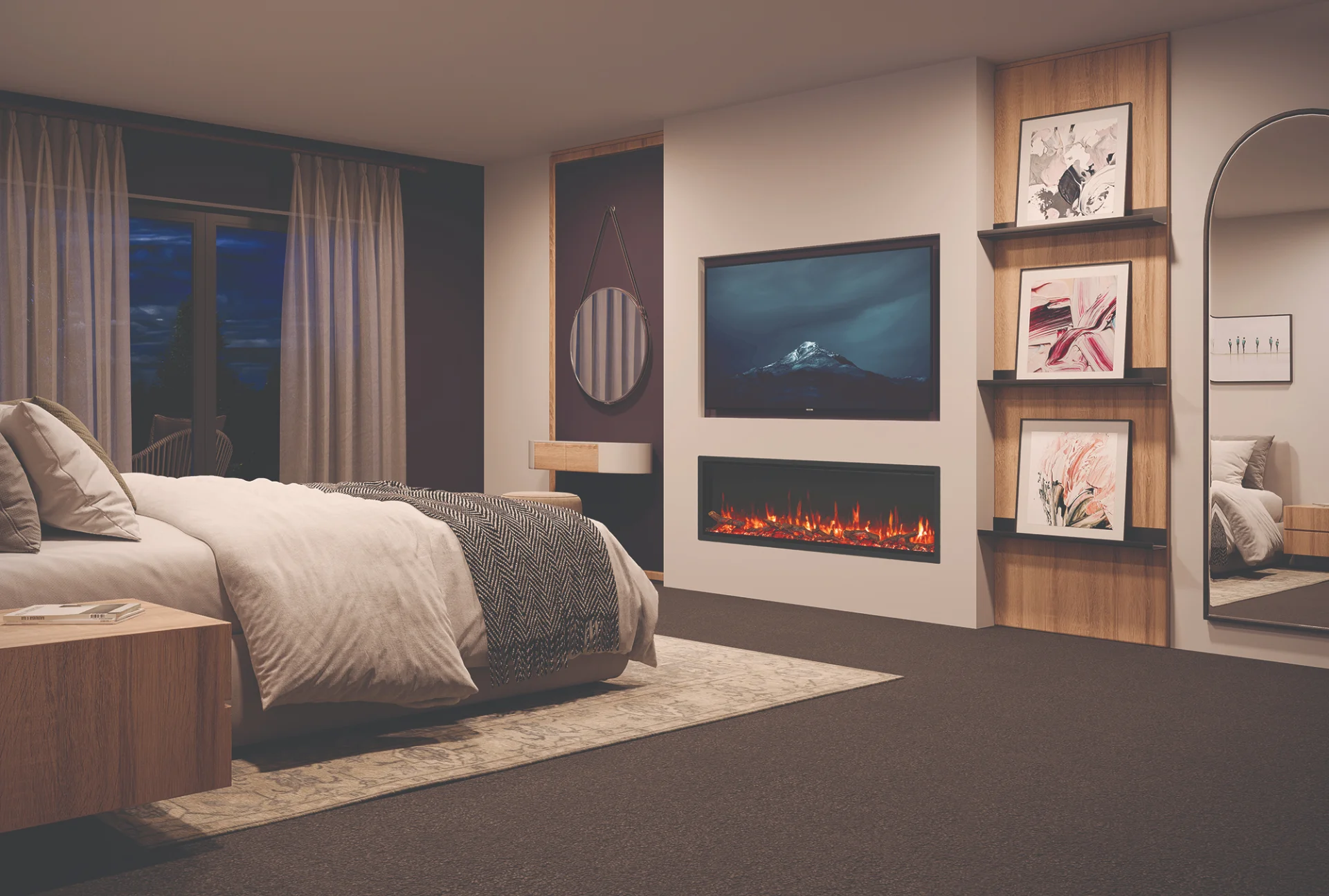 FireFX Atmos 135 electric fireplace thumbnail 2