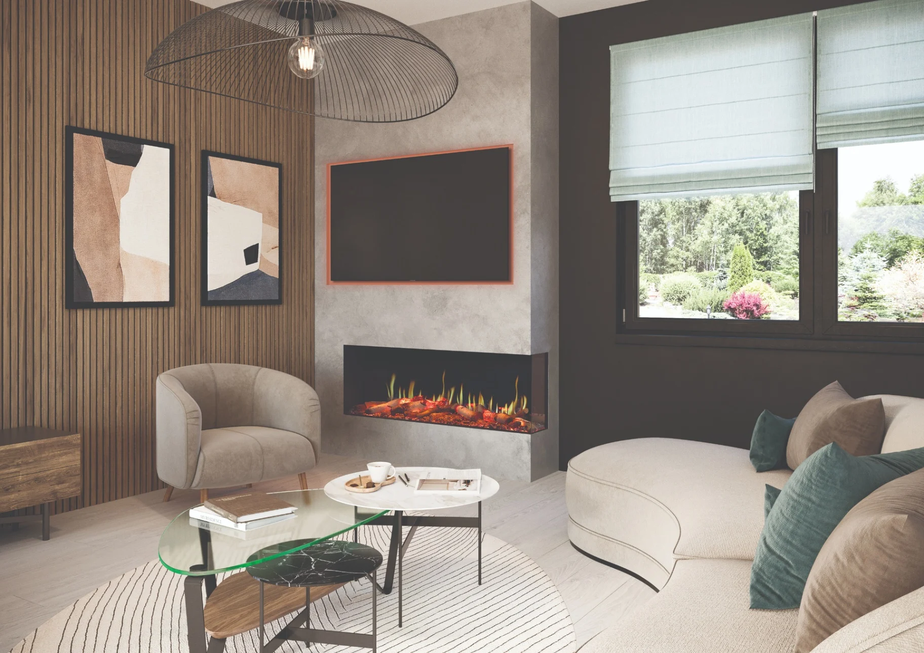 Fusion 150 electric fireplace thumbnail 2