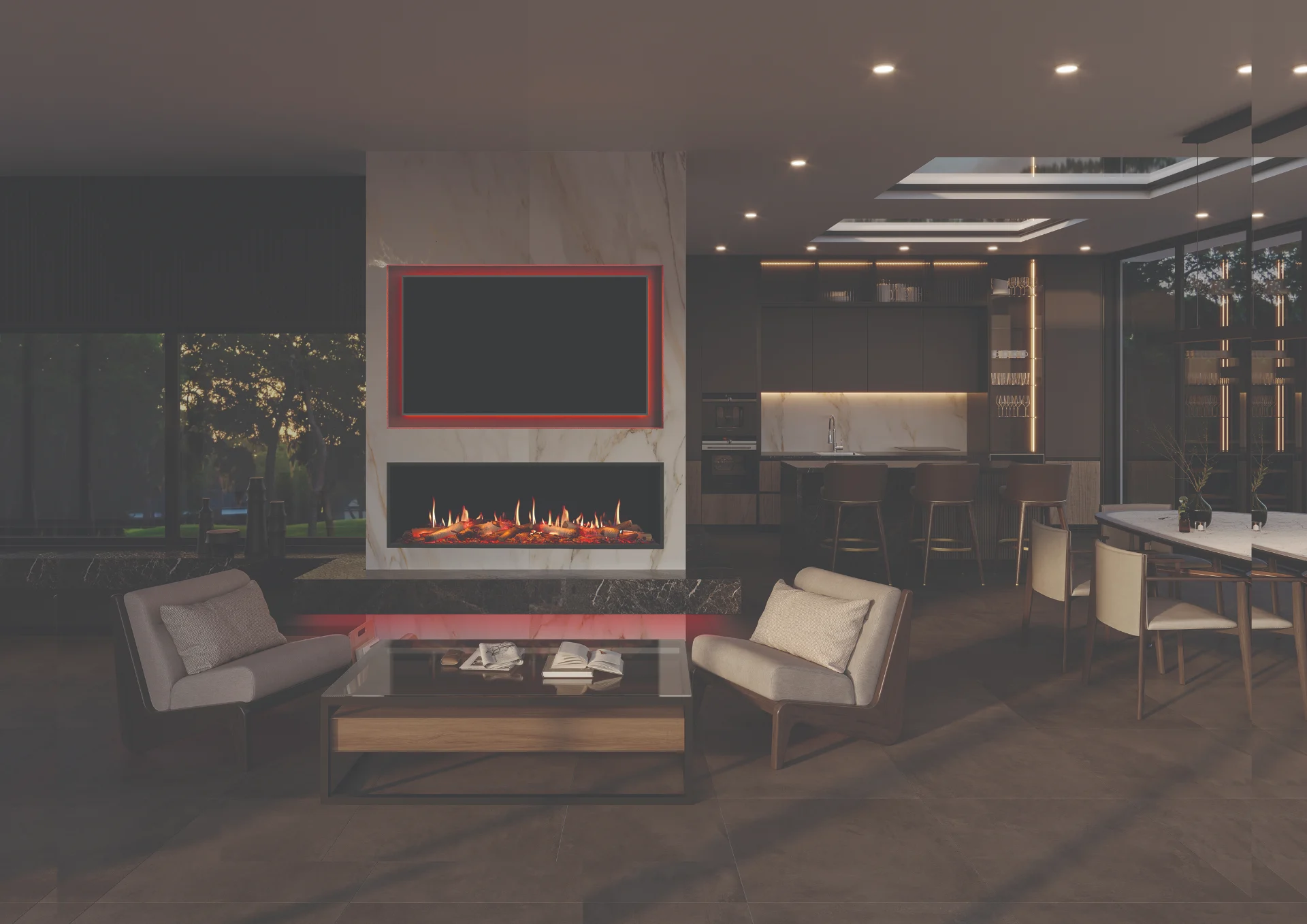 Fusion 150 electric fireplace thumbnail 6