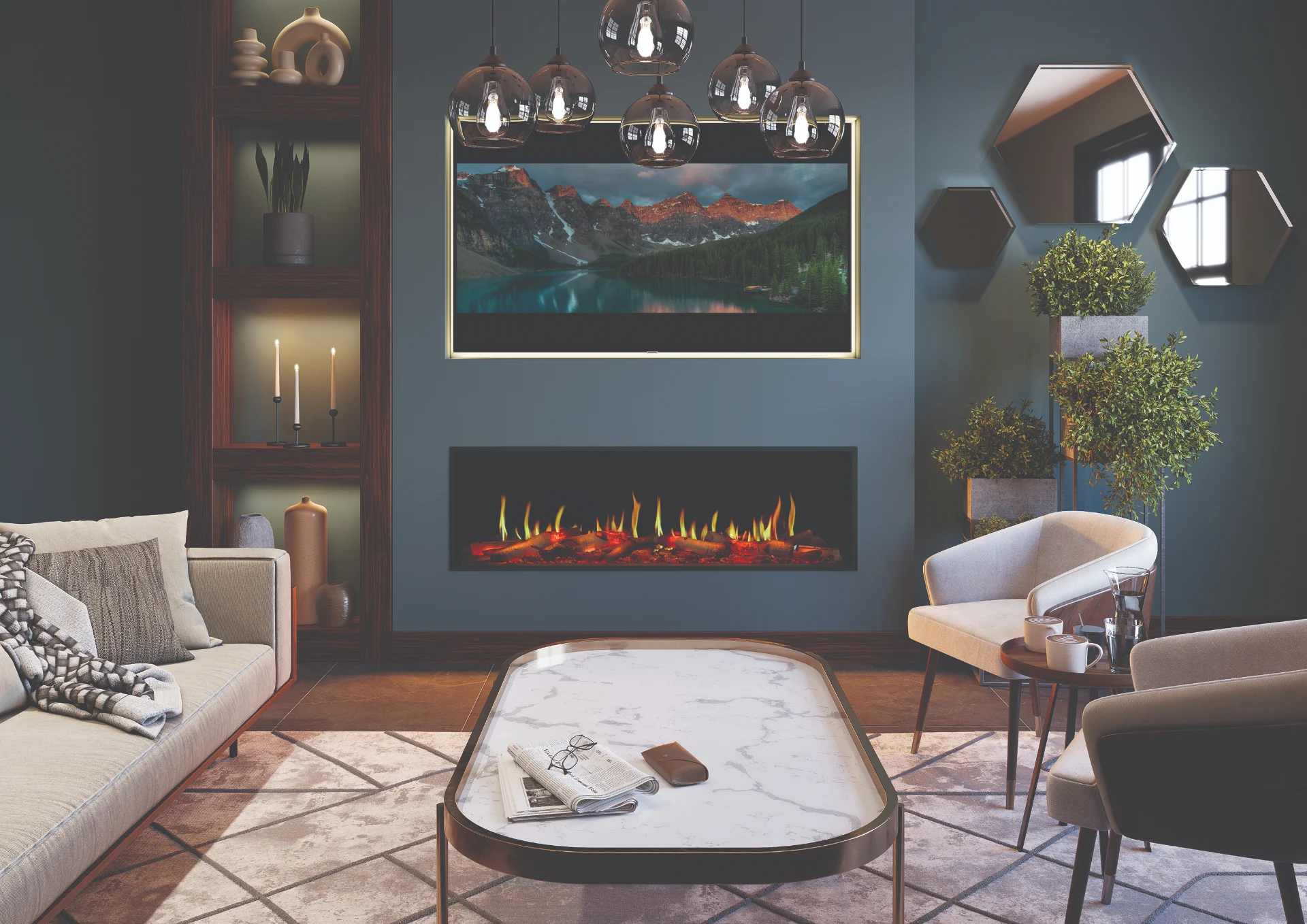 Fusion 150 electric fireplace thumbnail 7