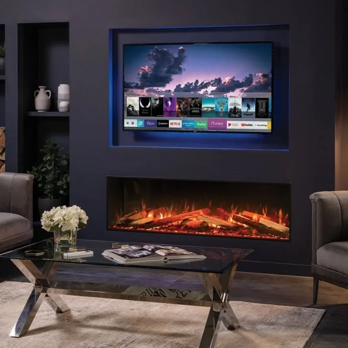 Mood Light Kit electric fireplace for media walls — image 1