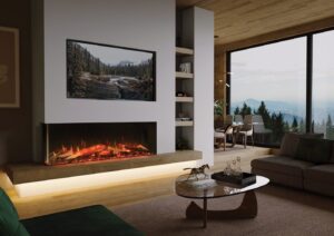 Avanti-150RW-with-optional-Logscape_-installed-as-a-two-sided-corner-fire-Shown-with-optional-Mood-Lighting-System-copy